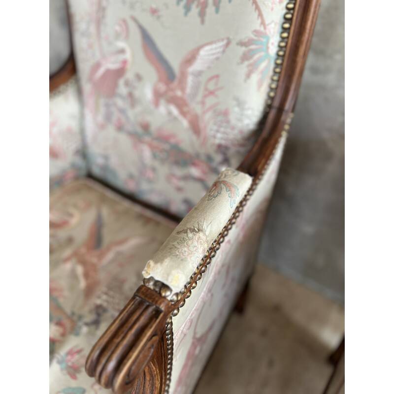 Antique bergère armchairs