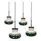 Suspension vintage en lave grasse de conception hollandaise Herda 1970