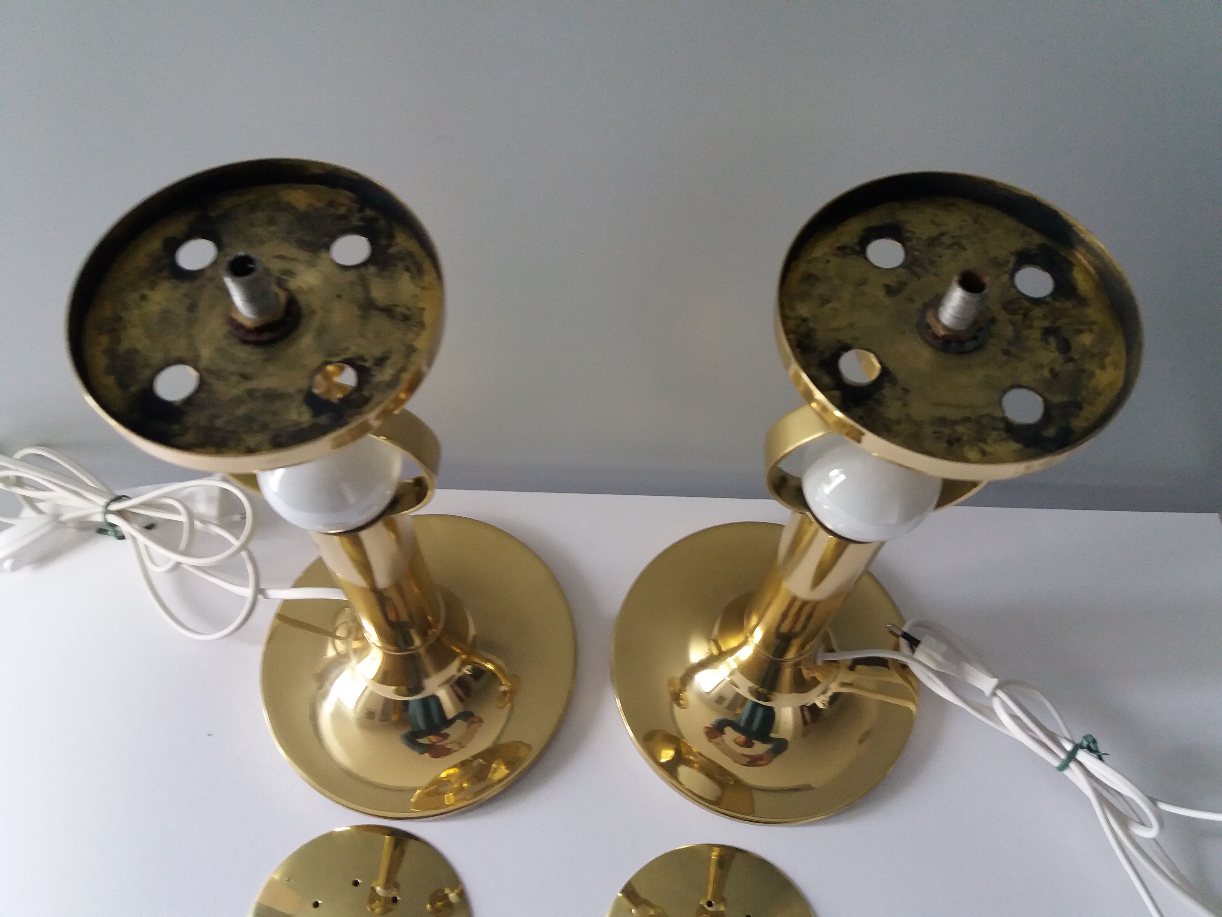 Set of two table lamps