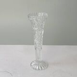 Cut glass single-stem vase
