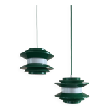 Vintage set 2 Trava pendant - Carl Thore - Granhaga - Swedish design lamp