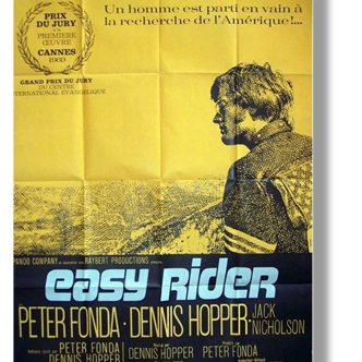Original poster 1969 easy rider vintage old motorcycle harley davidson peter fonda jack nicholson 120 x 160 cm