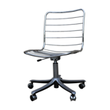 Chrome design swivel desk chair