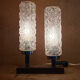 Lampe double vintage mid century