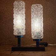 Lampe double vintage mid century