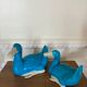Paire de canards en porcelaine de Chine - milieu XXeme