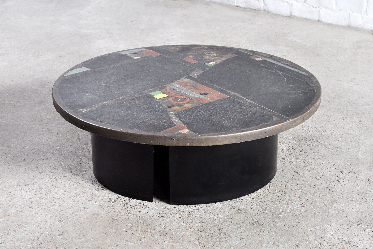 Brutalist Natural Stone Coffee Table by Paul Kingma, 1980