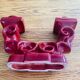 Art Deco ceramic double candle holder