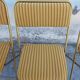 6 folding chairs Lafuma vintage 1970