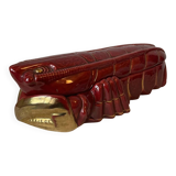 Terrine homard rouge et doré Michel Caugant