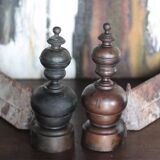 Vintage chenets, pair of chenets, fireplace accessory.