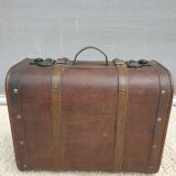 Decorative poplar suitcase with 2 clasps