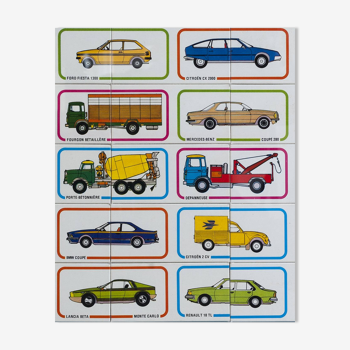 Illustration of cars, vans and trucks