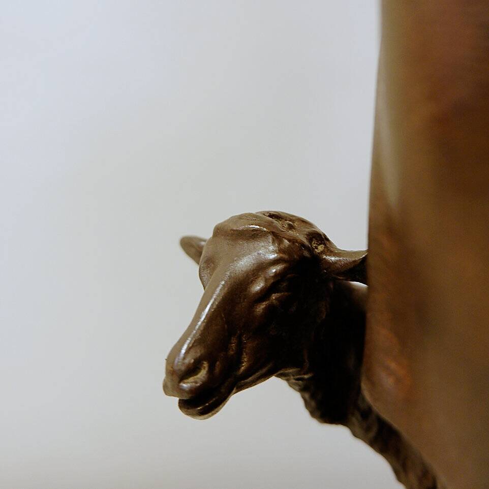 Auguste de wever (1836-1910) bronze sculpture "innocence" 19thc.