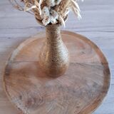 Pyrite stoneware vase