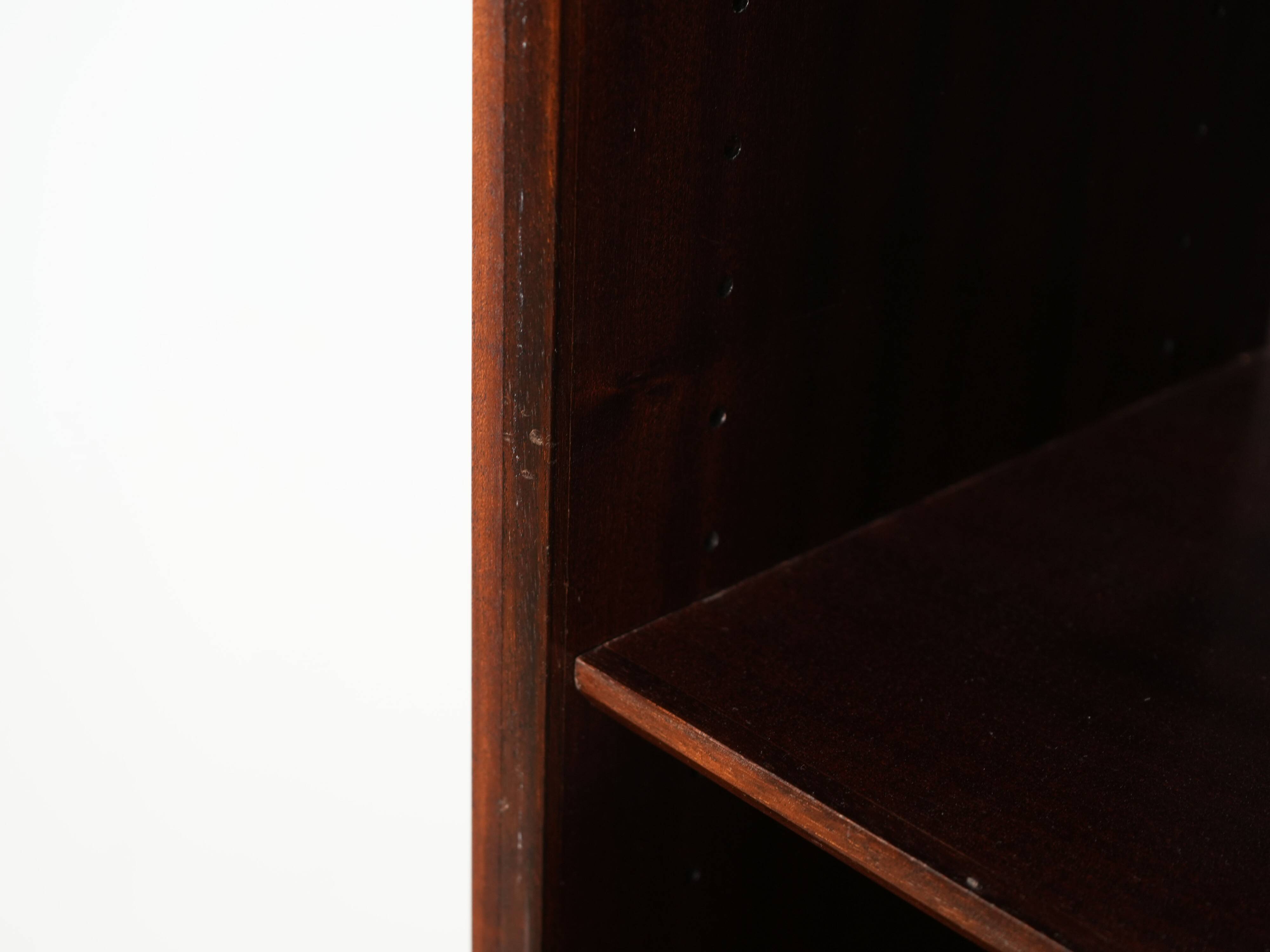 Mahogany bookcase, Danish design, 1970s, production: Denmark