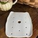 White porcelain draining plate