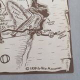 Cardboard map of California