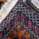 Handmade antique Afghan Baluch rug 107cm x 189cm, 1920s