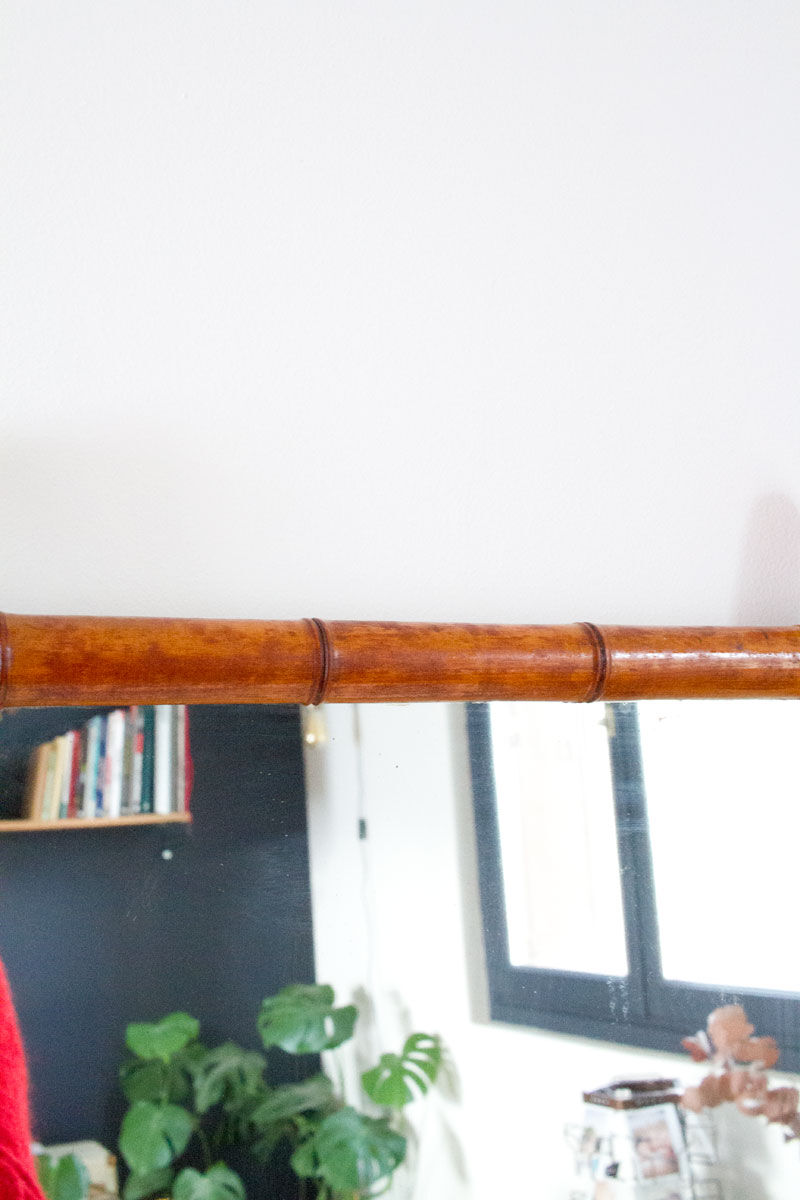 Bamboo mirror 71x52 cm