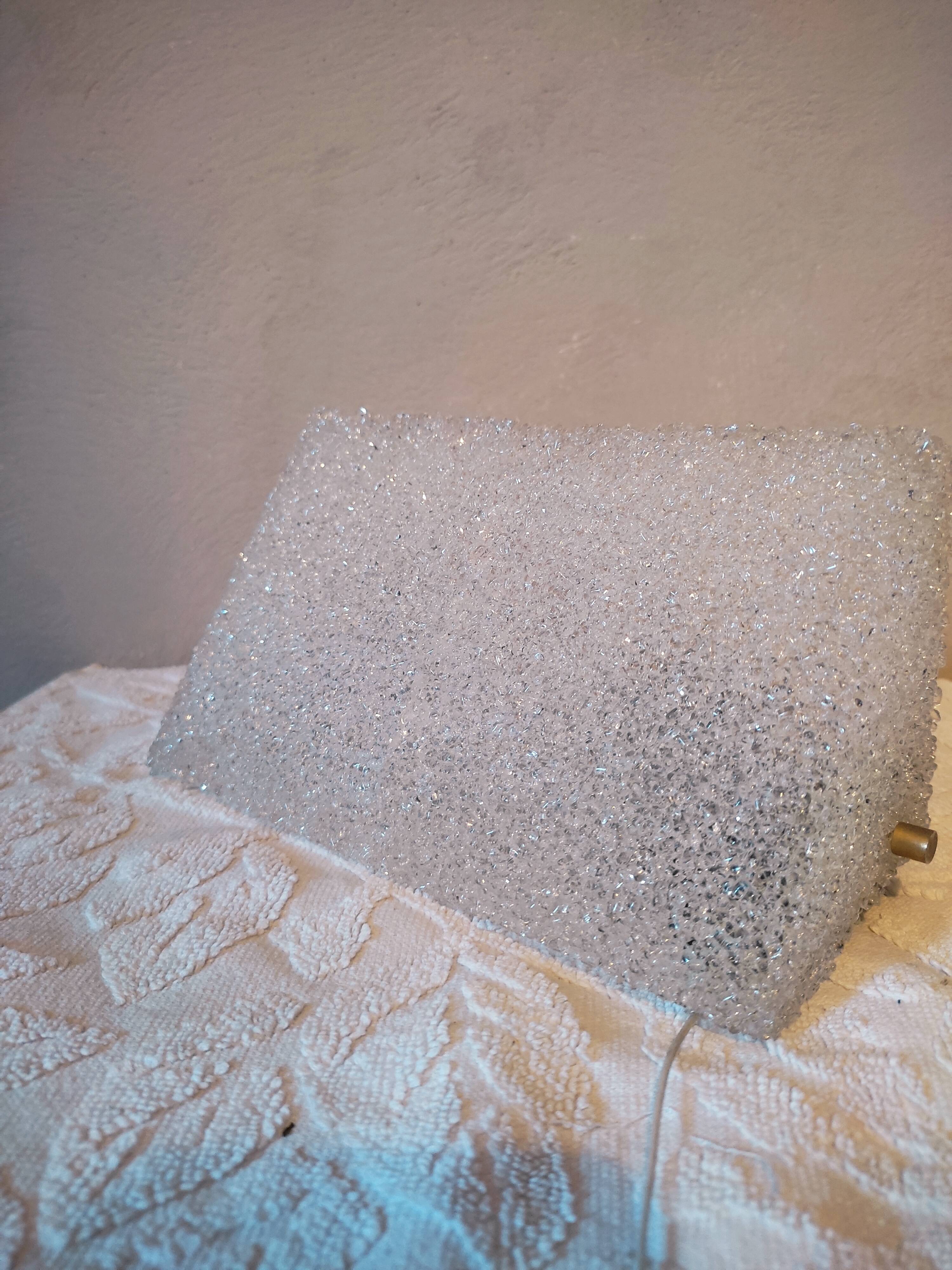 Modernist wall lamp perspex