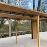 Scandinavian console extendable into a dining table with 3 extensions 180cm