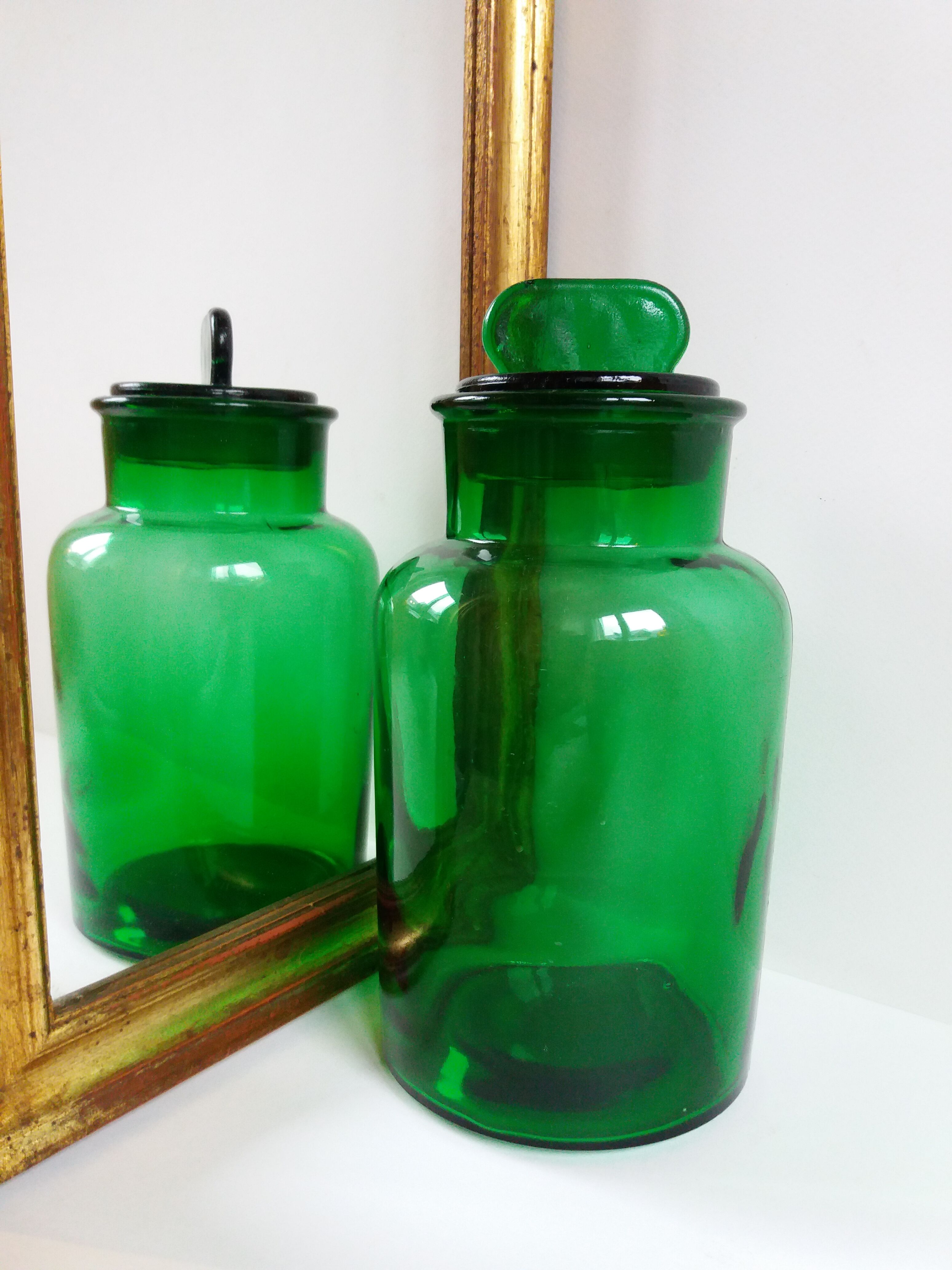 Large old pharmacy jar