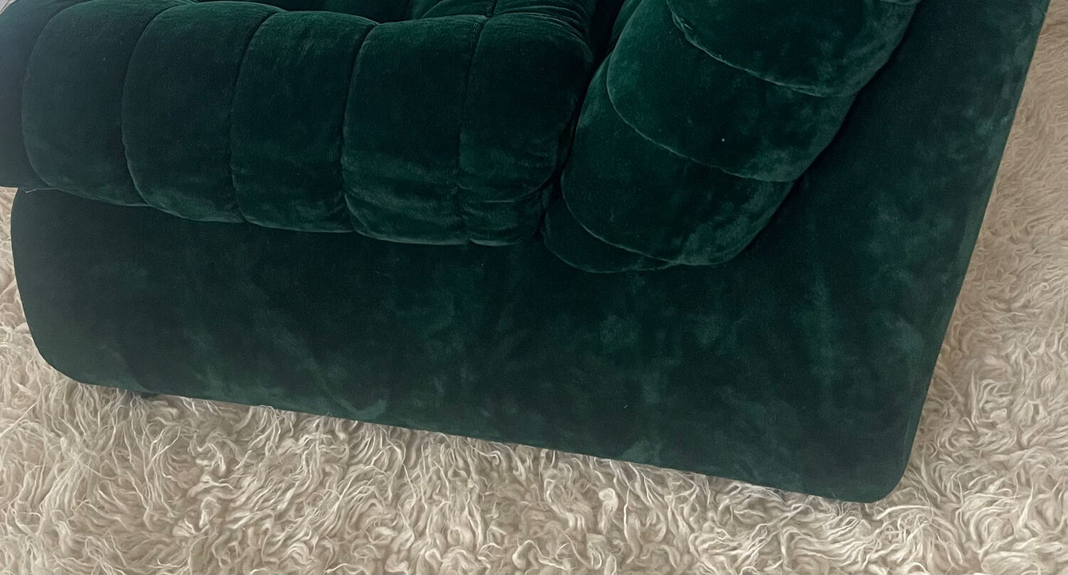 Velvet sofa 1970