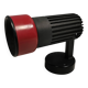 Small vintage wall lamp in hard pressed black and red plastic