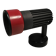 Small vintage wall lamp in hard pressed black and red plastic
