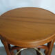 Former curved wooden bistro stool