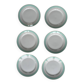 6 assiettes â dessert Lunéville