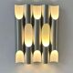 Vintage wall lamp "Fuga XL", brushed metal, Raak Netherlands 1970