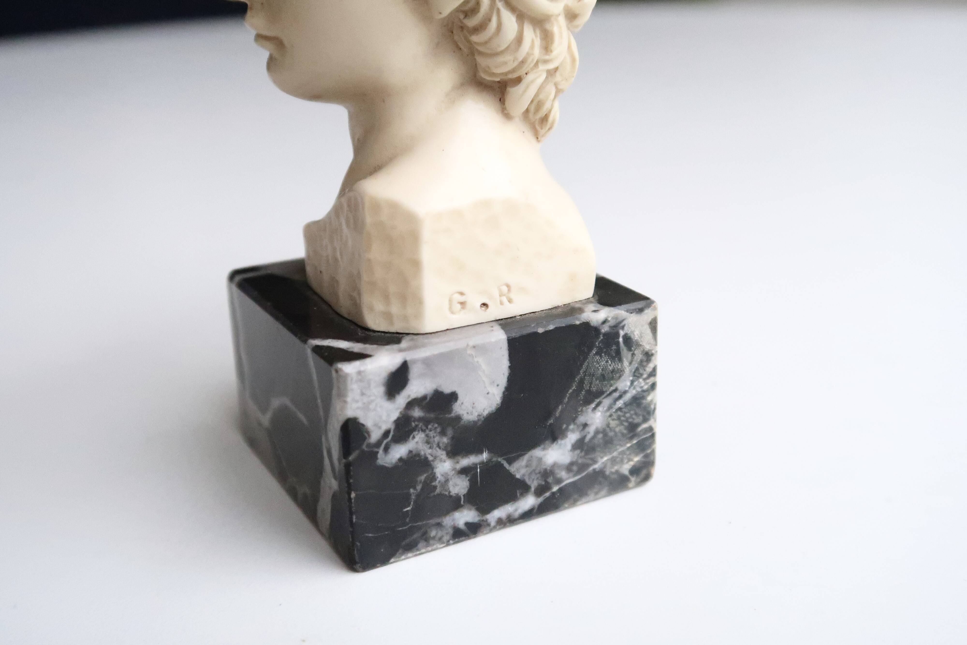 Bust of a man signed Ruggeri, 60s