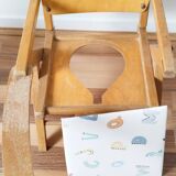 Potty chair, wooden armchair for children, Baumann style