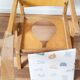 Chaise-pot , fauteuil bois pour enfant  style Baumann