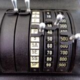 Former cash register "The National"