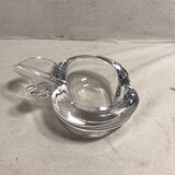 Cendrier cristal vannes France forme pomme vintage