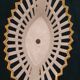 Large footed bowl in 19th century Empire style