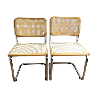 Duo de chaises Cesca B32 de Marcel Breuer