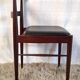 Chaise style scandinave en bois massif années 60