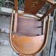 Chaise haute en bois pour bébé vintage