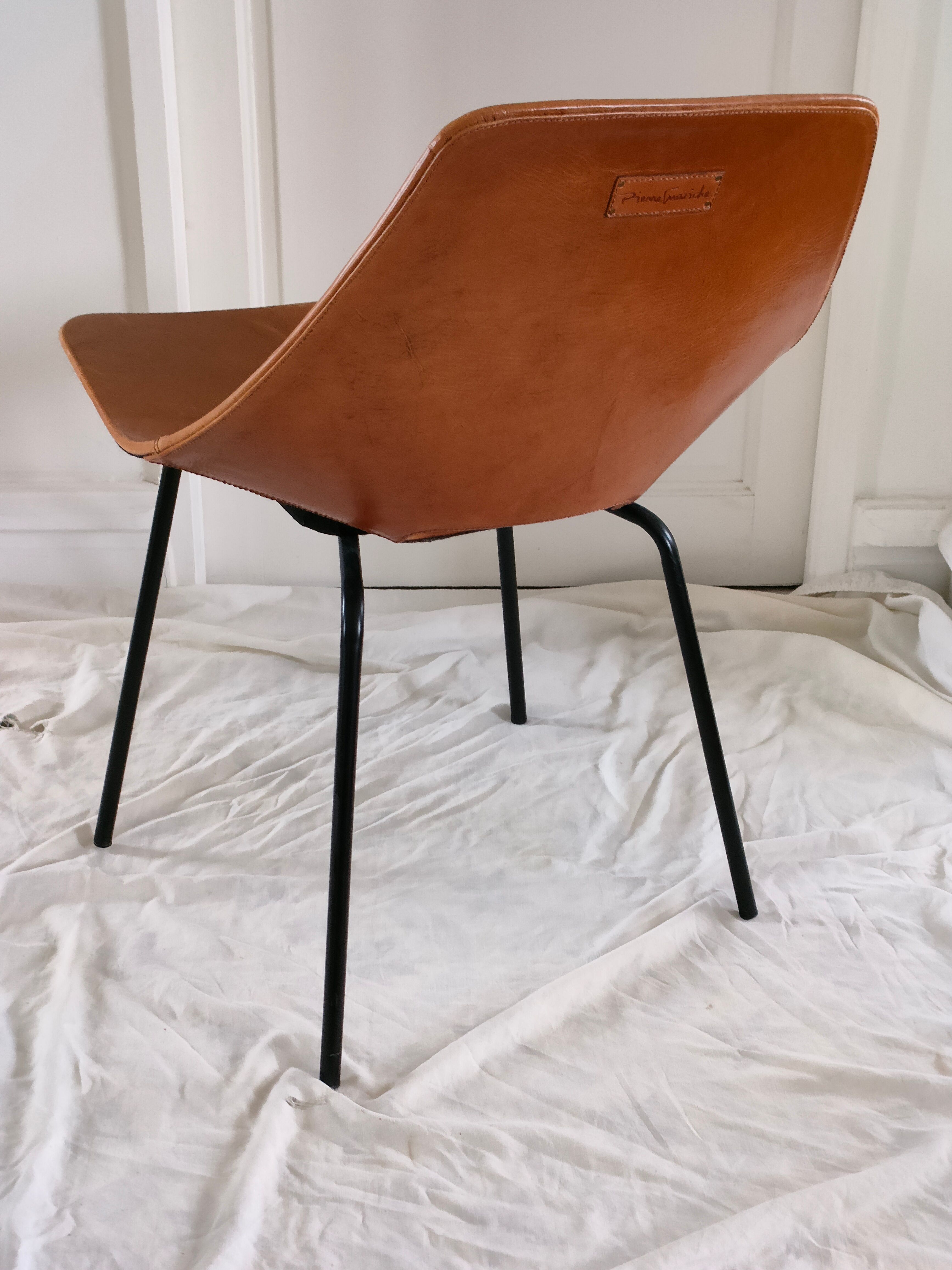 Pair of chairs Amsterdam by Pierre Guariche, recent "House of the World" reissue