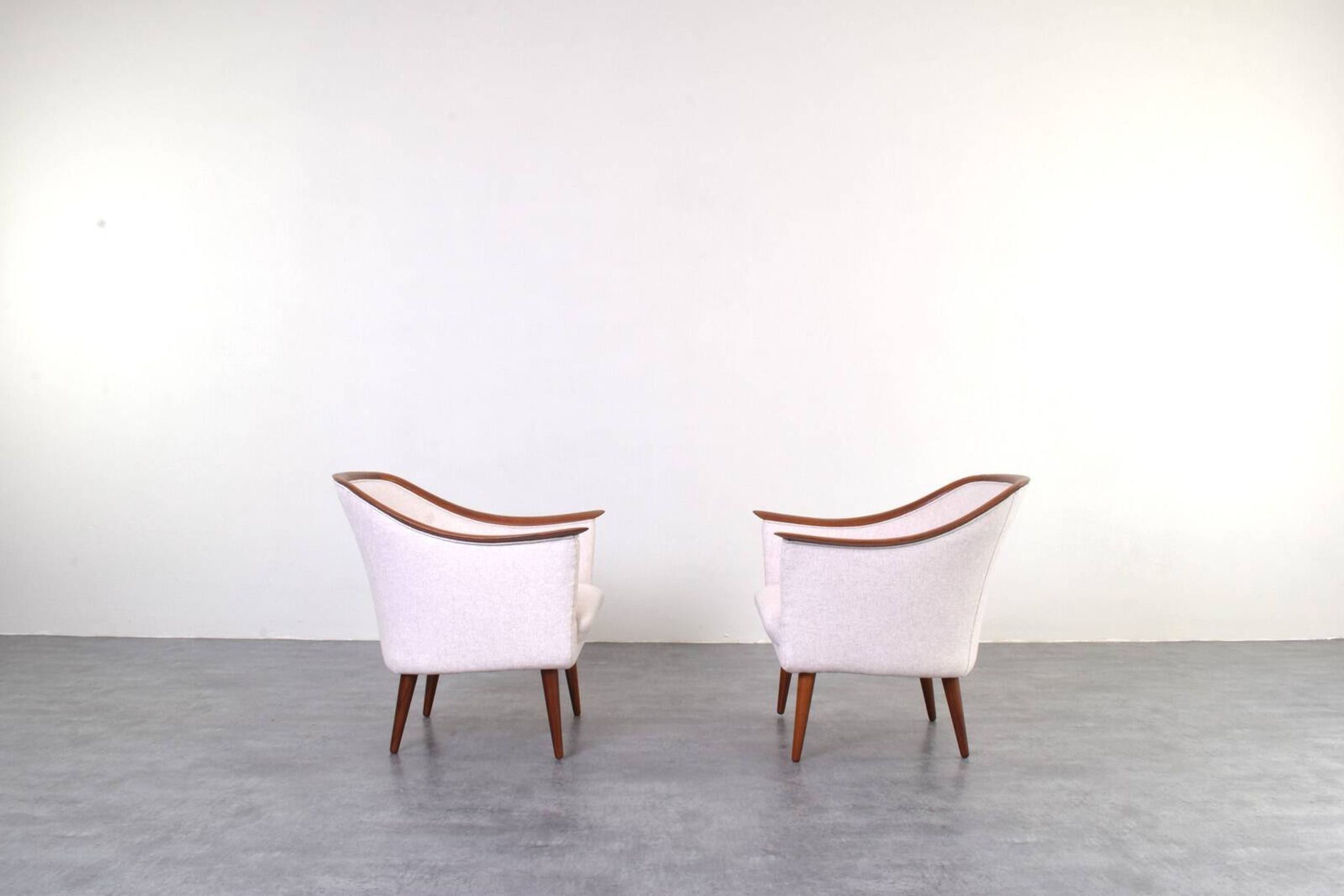 Teak Armchairs by Fredrik Kayser for Vatne Lenestolfabrikk, 1960s, Set of 2