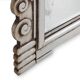 Art deco mirror in silver gilded wood 1930 68x88cm