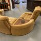 Salon modulable vintage en tissu