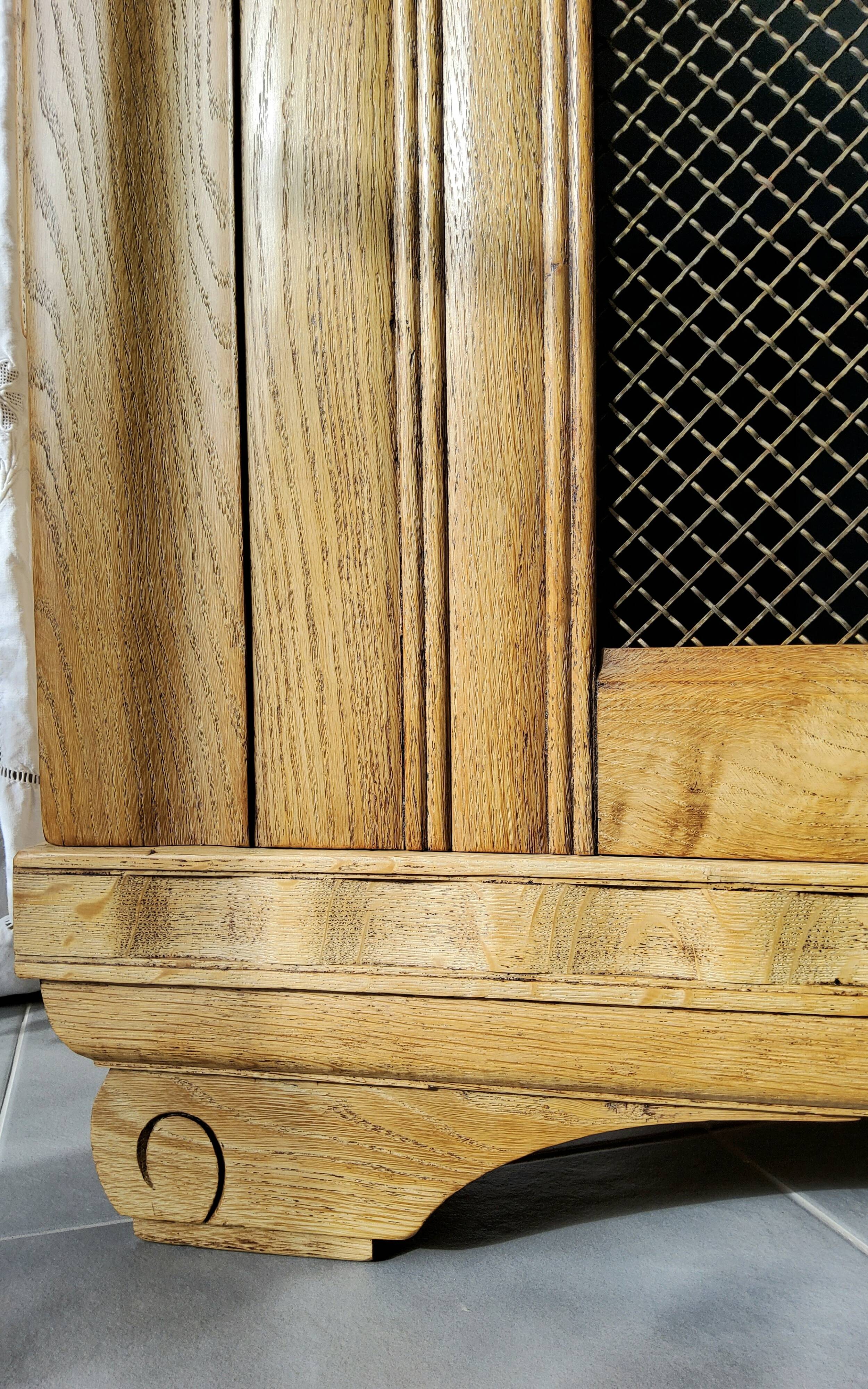 Restored Art Deco library cabinet