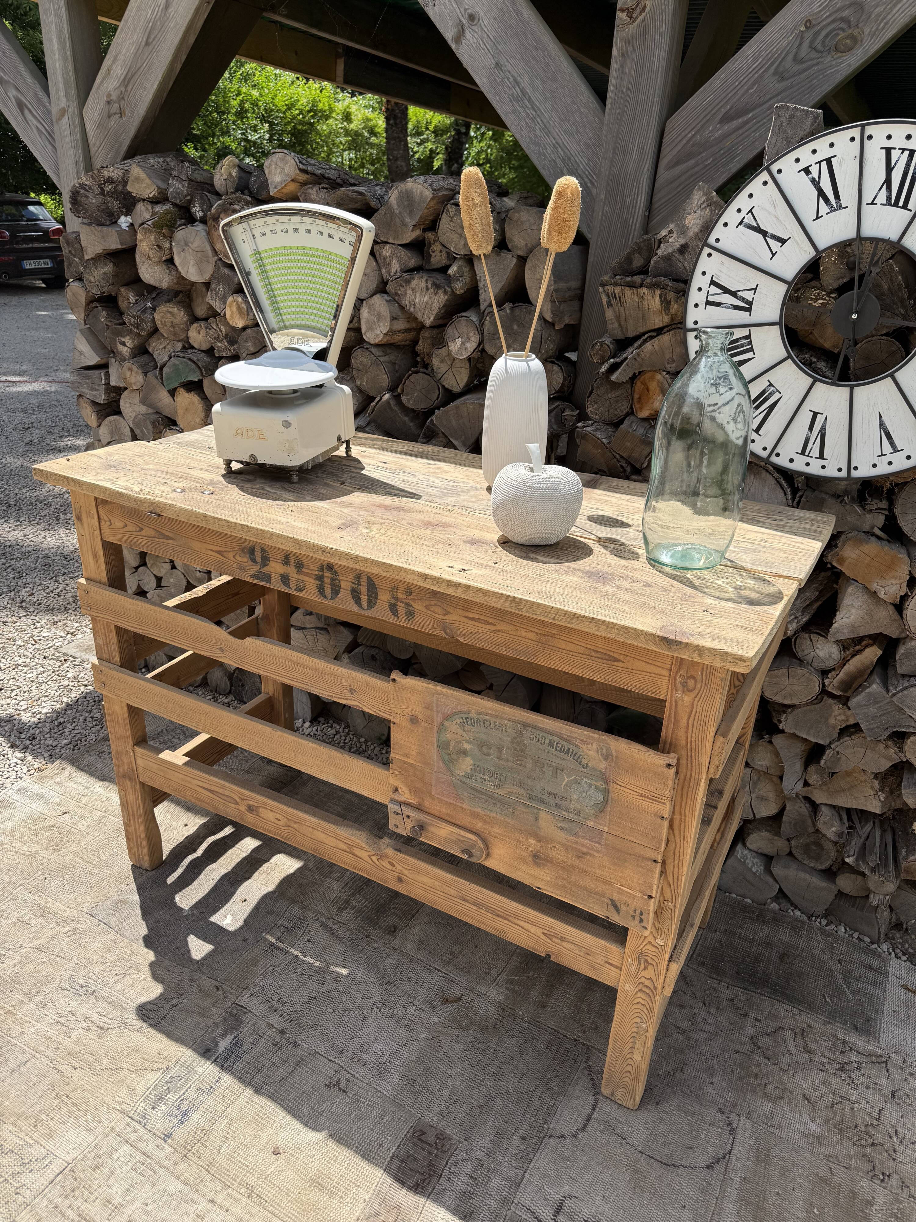 Meuble métier / Meuble d'atelier ancien