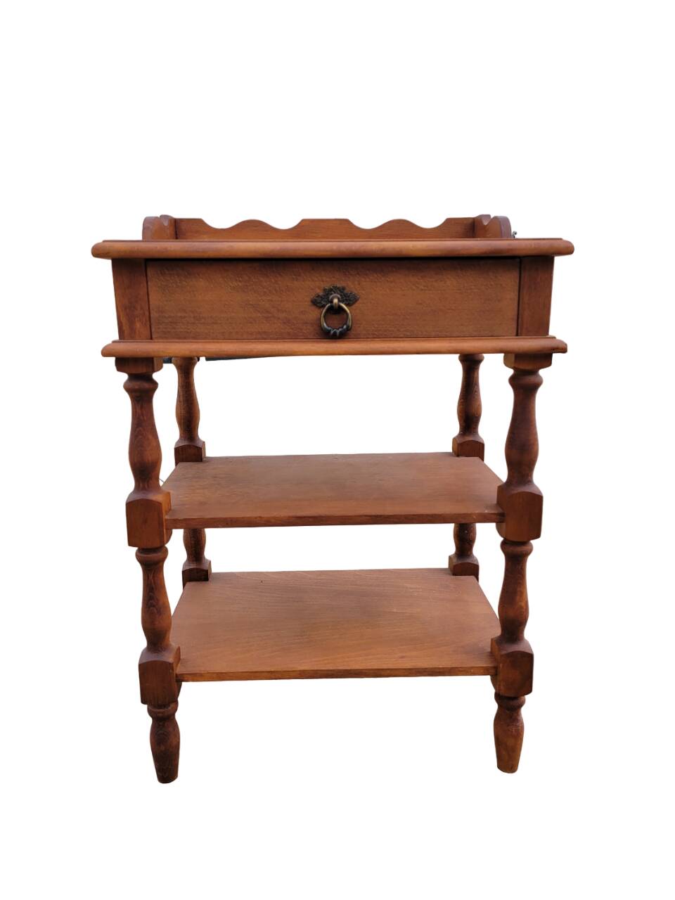 Vintage oak side/bedside table