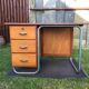 Vintage modernist schoolmaster desk